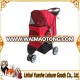 High quality Red 3 wheels pet trolley/dog stroller /pet stroller