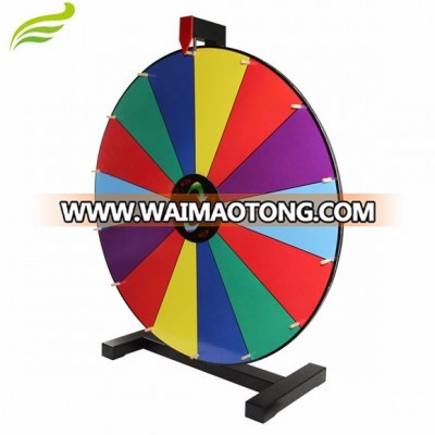 14 Slot Tabletop Color Dry Erase Prize Wheel, wheel of fortune