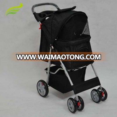 4 wheels Pet Dog Stroller Foldable Pet Trolley